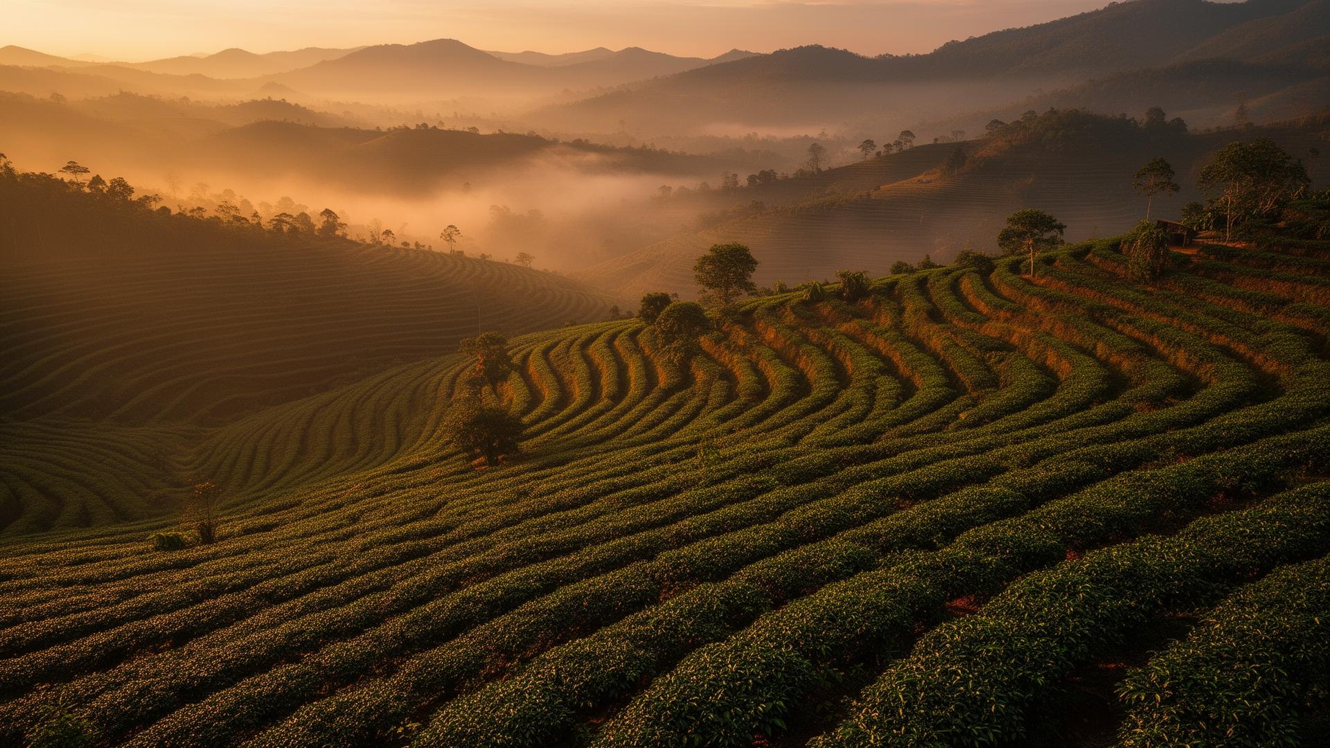 Vietnam coffee plantation
